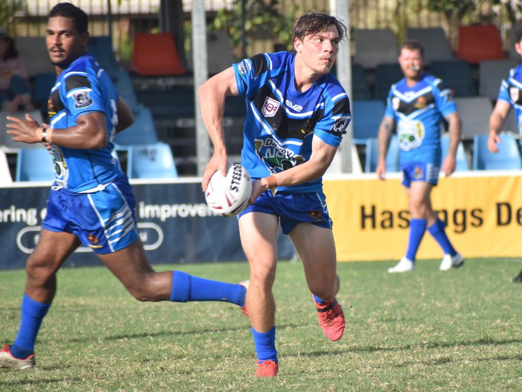 Rockhampton Rugby League A-grade men, Round 2, Yeppoon Seagulls versus Norths Chargers, Browne Park, April 10, 2022.