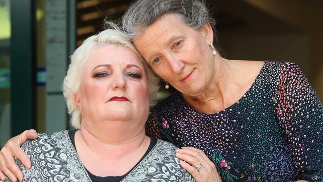 Ripple effect: Gaye’s sisters Annette Williscroft and Robyn Johnson say her disappearance continues to haunt them. Picture: Annette Dew