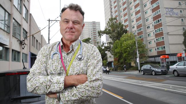 ‘I was targeted because I fell outside the bell curve,’ says John Scopel, a GP at a cohealth non-profit centre in Fitzroy. Picture: NCA NewsWire / David Crosling