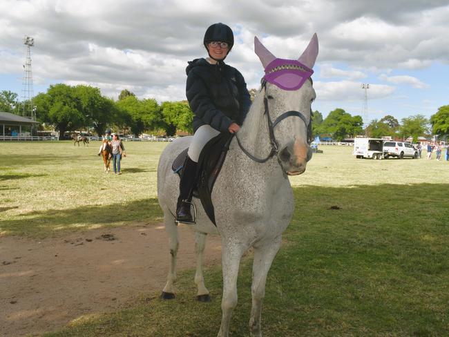 Attendees enjoying the 159th Sale Agricultural Show at the Sale Showgrounds on Friday, November 01, 2024: Ruby and Billie. Picture: Jack Colantuono