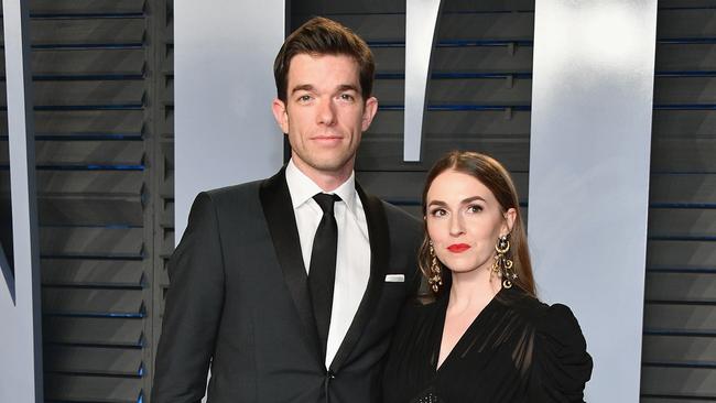 Mulaney’s wife Anna Marie Tendler said in May she was ‘heartbroken’ by their split. Picture: Dia Dipasupil/Getty