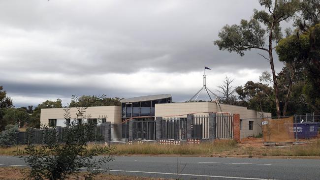 The new Russian embassy under construction.