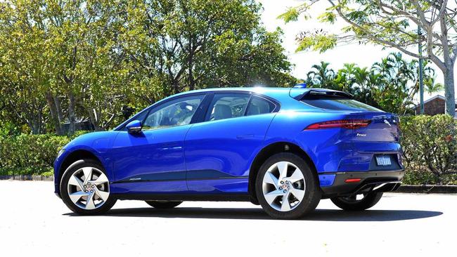 The electric-powered  Jaguar I-Pace has a range of more than 400km. Picture: Grant Edwards