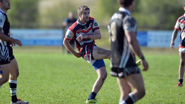 Chris Brown in action for the Camden Rams. (Photo by Jeremy Ng/Newscorp)