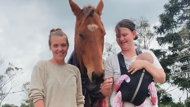 Brittney Dugdale and Layla Wolfenden have made it their mission to help horses in need (Photo: Brittney Dugdale)