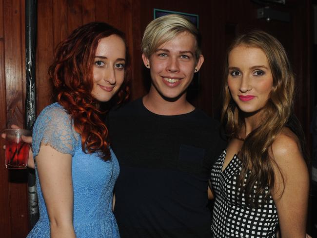 SAVVY Erin Fitzgerald, Jacob Williamson and Stephanie Mears at the Sovereign Hotel Picture Bryan Lynch