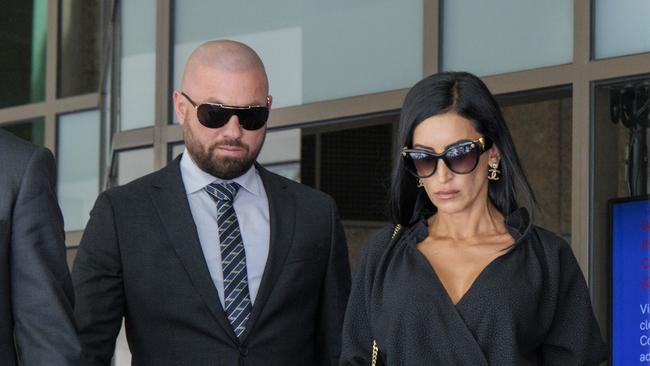 Daniel Gatto leaving Melbourne Magistrates court after a Committal. Picture: David Geraghty