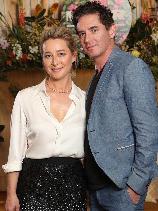 Asher Keddie and her husband Vincent Fantauzzo. Picture: Alex Coppel