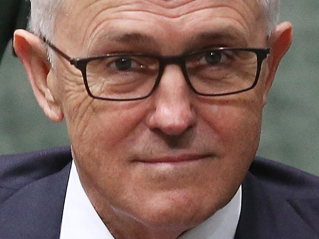 PM Malcolm Turnbull in the House of Representatives Chamber, Parliament House in Canberra. Picture Kym Smith