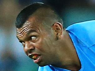 Kurtley Beale during the NSW Waratahs v Melbourne Rebels Super Rugby game at Allianz Stadium, Moore Park, Sydney. pic Mark Evans