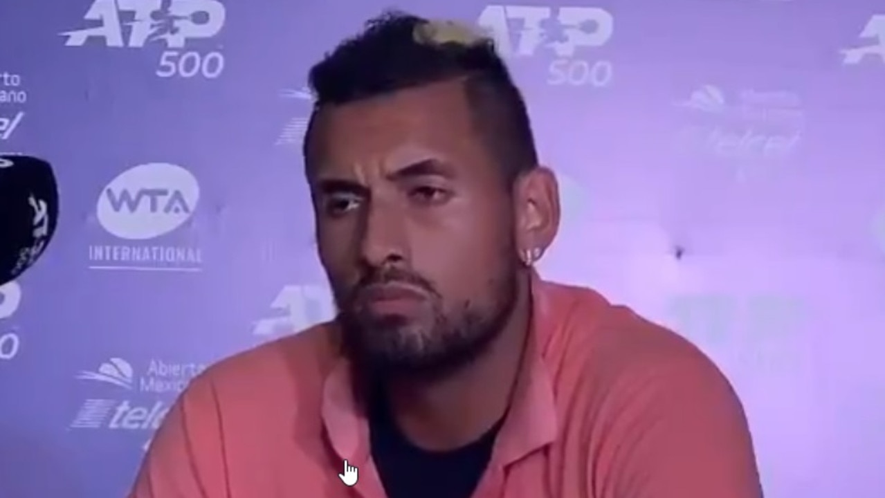 Nick Kyrgios has launched a broadside at fans who booed him.