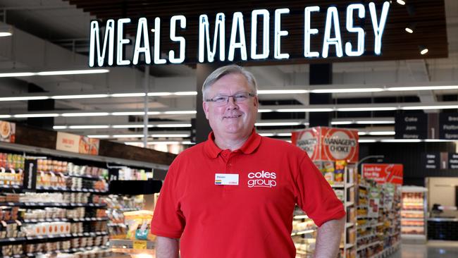 Coles chief executive Steven Cain. Picture: Andrew Henshaw