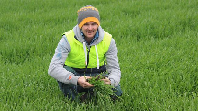 Soil saver: Mininera farmer Nick Paterson has used soil mapping technology to help cut some input costs by 40 per cent.