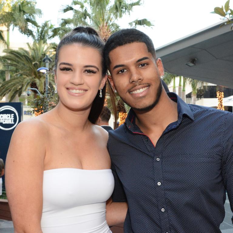 Bethany Powell and Liam Vas at opening of White Rhino, Surfers Paradise. Picture: Regina King