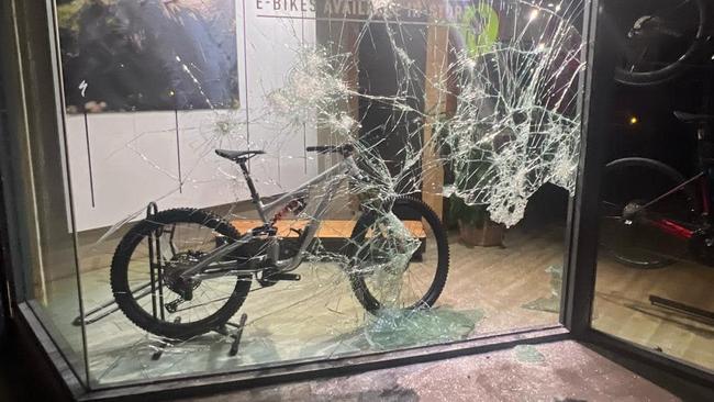 Police are investigating a smash and grab that occurred at the Toowoomba Bikeline, about 12.45am on Tuesday, January 7, 2025.