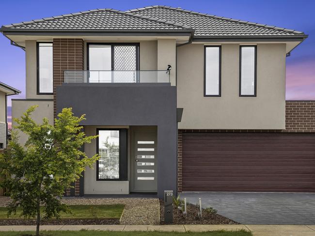 The five-bedroom house at 273 Boundary Rd, Mount Duneed, was built by Hermitage Homes for the Brick by Brick Charity Auction for Revention and Vinnies.