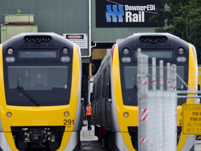 Downer EDI's rail division in Maryborough, Queensland.