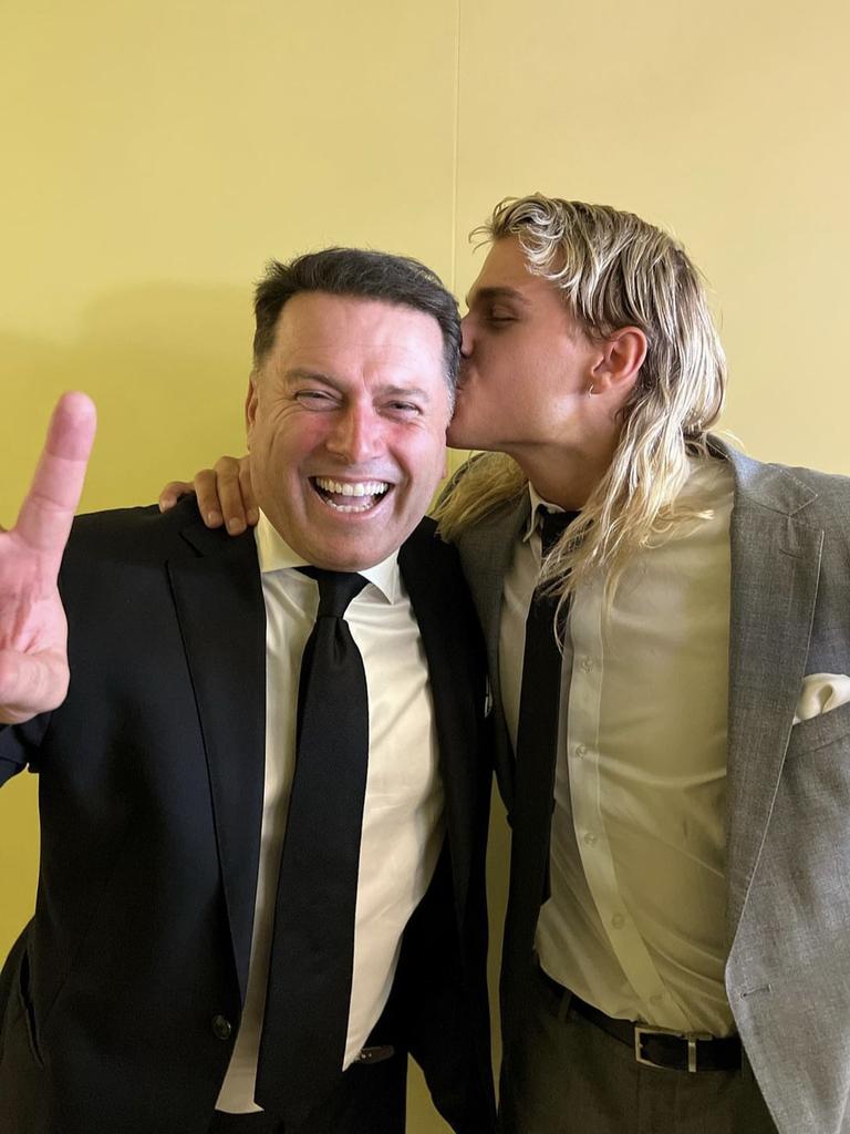 Karl Stefanovic and Bailey Smith. Pic: Instagram