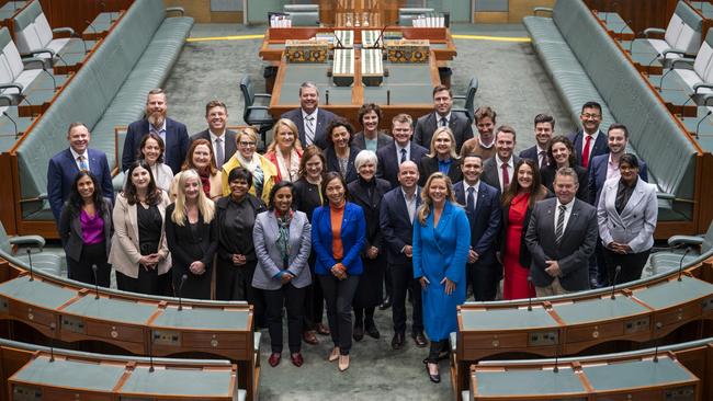 New Members in the House of Representatives Chamber. Picture: NCA NewsWire / Martin Ollman