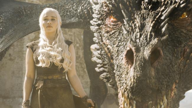 Phew ... no need to call on the Mother of Dragons to save GoT from Brexit.<i> Picture: HBO</i>