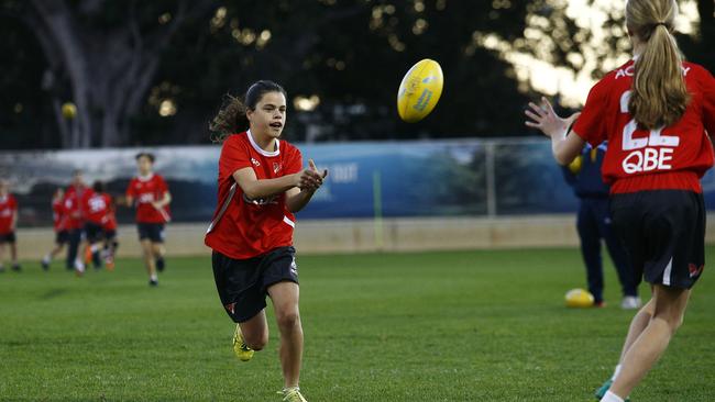 Zali Deep in training. Picture: John Appleyard