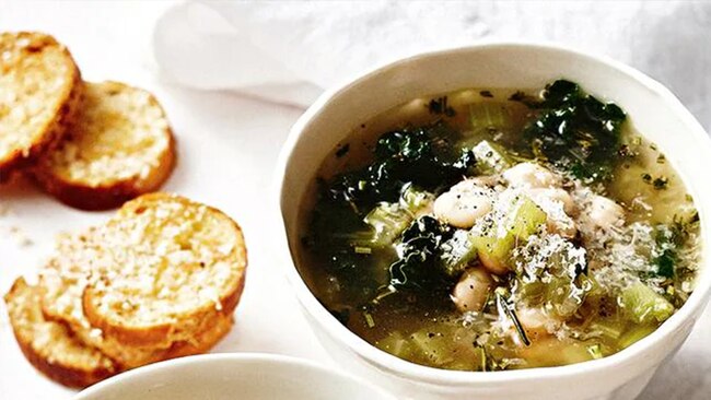 Kale & cannellini minestrone. Photo: Guy Bailey