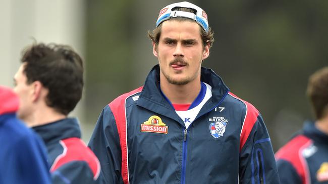 Western Bulldogs Tom Boyd at training.