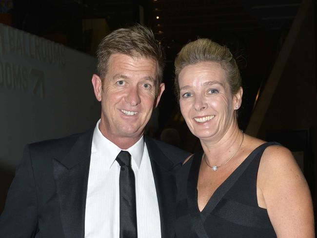 Tim Worner and his wife Katrina. Supplied