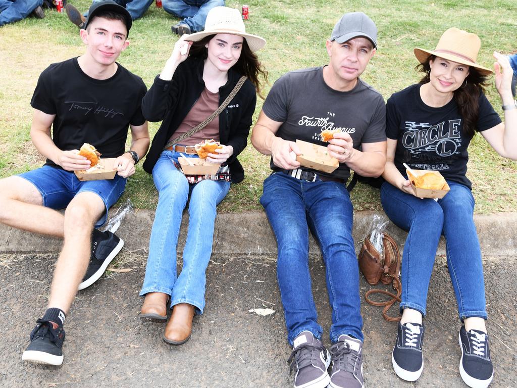 John, Kelly, Neil and Ann Peters. Meatstock Festival, Toowoomba showgrounds. April 2022