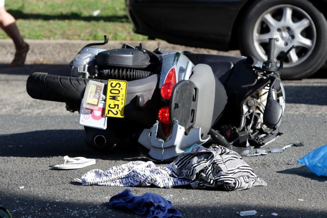 Scooter Crash | Daily Telegraph