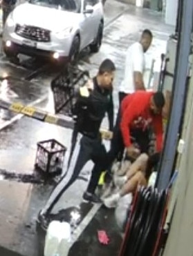 The victim suffered injuries to his face and head.