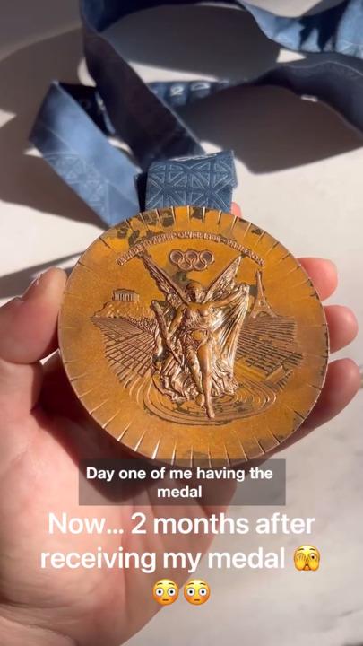 Farcical state of Aussie Olympian's medal