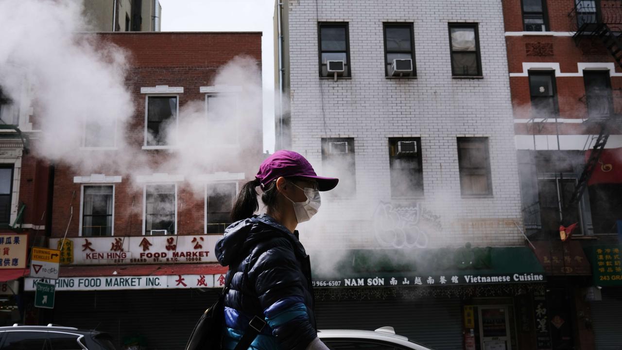 New York is the epicentre of the United State’s outbreak, with one of the highest death tolls in the world. Picture: Spencer Platt/Getty Images/AFP