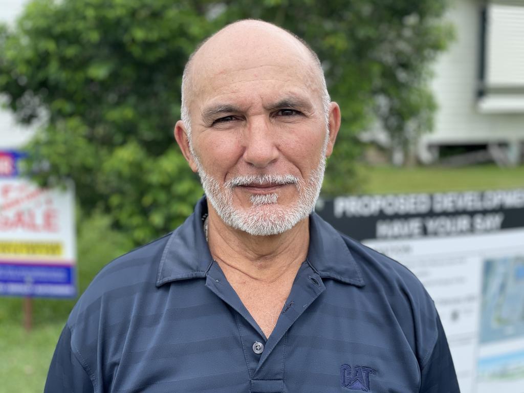 West Mackay resident Gerard Muscat’s objection petition to a proposed servo on Lagoon St and Nebo Rd has succeeded in killing the project. Photo: Zoe Devenport