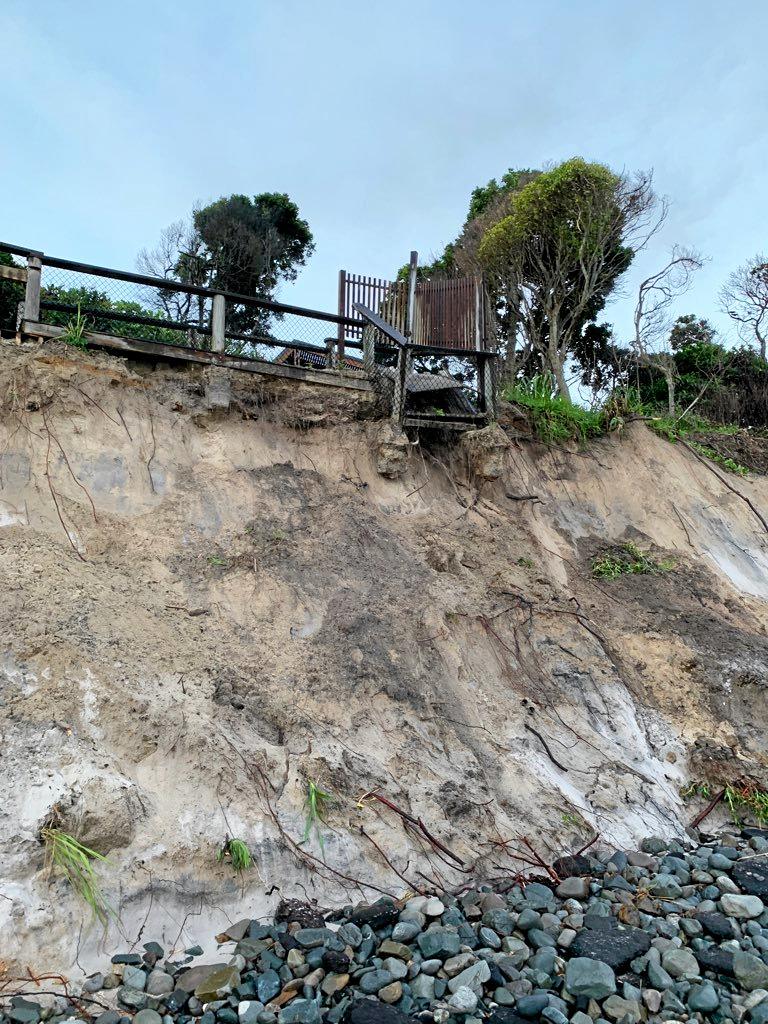 Erosion at Clarkes Beach, Byron Bay | Daily Telegraph