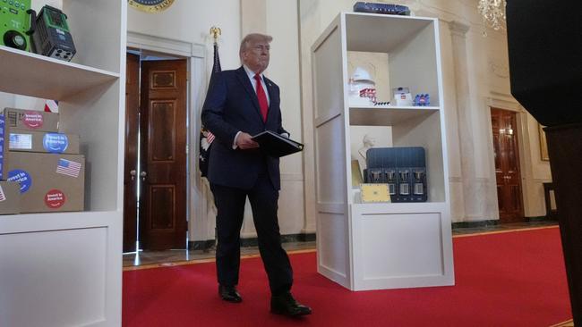 President Donald Trump claims to be the ultimate deal-maker and is keenly aware of market reaction. Picture: AP