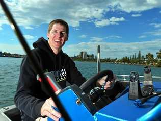 Chris Paterson runs Bamboo Project, which uses water-based activities to help people struggling with mental illness. Picture: John McCutcheon
