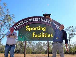 THE GREAT BUSH BASH: The Brigalow Bush Carnival is back this year and will be bigger than ever before and Greg Olm and Greg Dalgleish couldn't be more excited. Picture: Kate McCormack