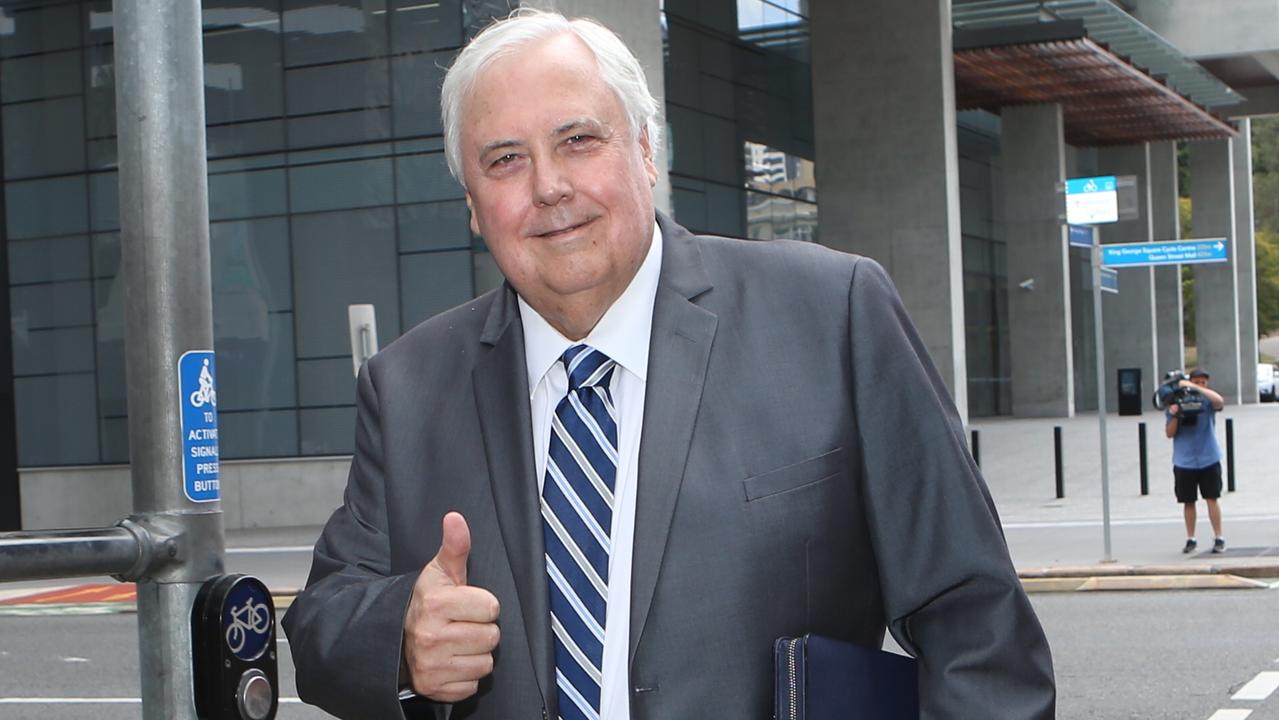 Clive Palmer has likened the premier to Adolf Hitler, Saddam Hussein and Benito Mussolini. Picture: Philip Norrish