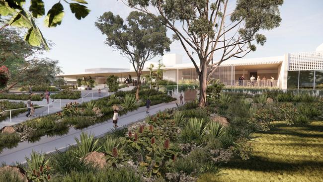 Artist impression of Palm Beach Aquatic Centre