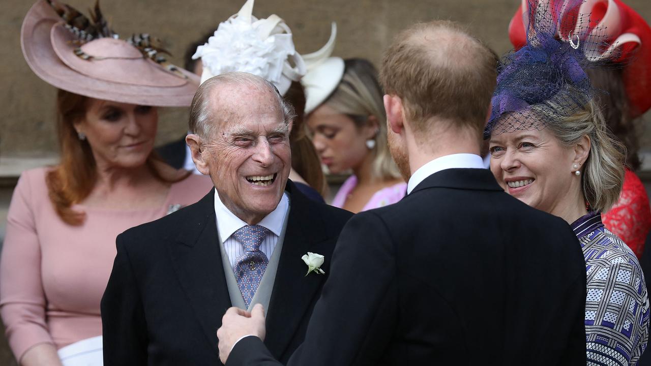 Prince Philip passed away last week at the age of 99 — and Prince Harry has now returned to the UK for his funeral. Picture: Steve Parsons / AFP