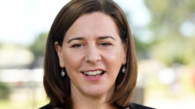 LNP Leader Deb Frecklington and LNP Shadow Police Minister Dan Purdie hold a media conference at Cotton Tree. Photo Patrick Woods / Sunshine Coast Daily.