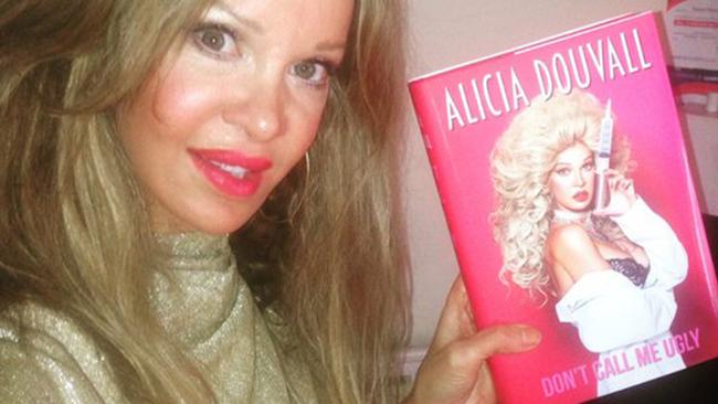 Alicia Douvall with her book. Picture: Supplied