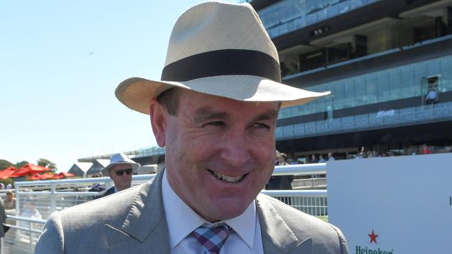 Trainer John O'Shea has a promising filly in Ruinart making her debut at Canterbury on Friday night. Picture: AAP