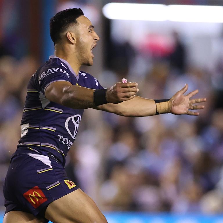 Valentine Holmes did a great job kicking for the Cowboys. Picture: Mark Kolbe/Getty Images