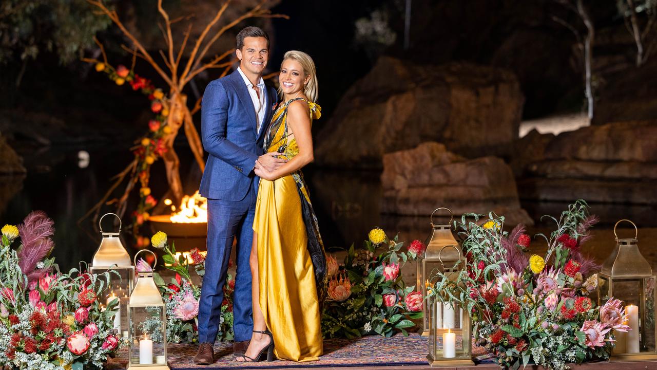 The Bachelor Australia Season 9 finale with Jimmy Nicholson and Holly Kingston. Photo: Supplied/ Channel 10