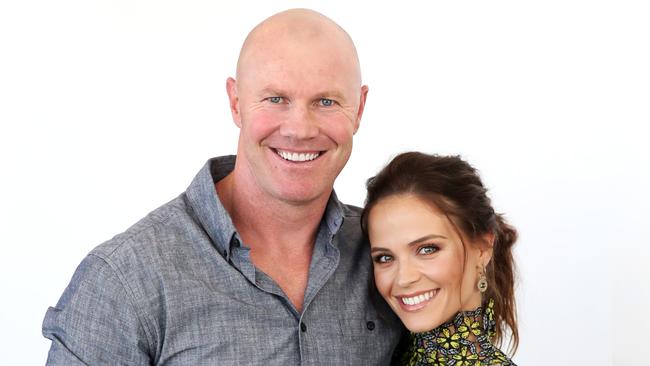 Hall says he and his partner Lauren Brant have been the victims of online trolling. (Pic: Nigel Hallett)