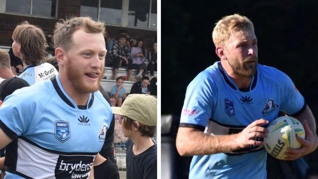 Perry and Sironen will play their last games for the Ballina Seagulls in the NRRRL grand final on Sunday. Photo: Emma Stockham