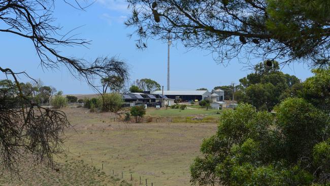 The property of accused rapist Gene Bristow in Meningie. Picture: AAP / Brenton Edwards