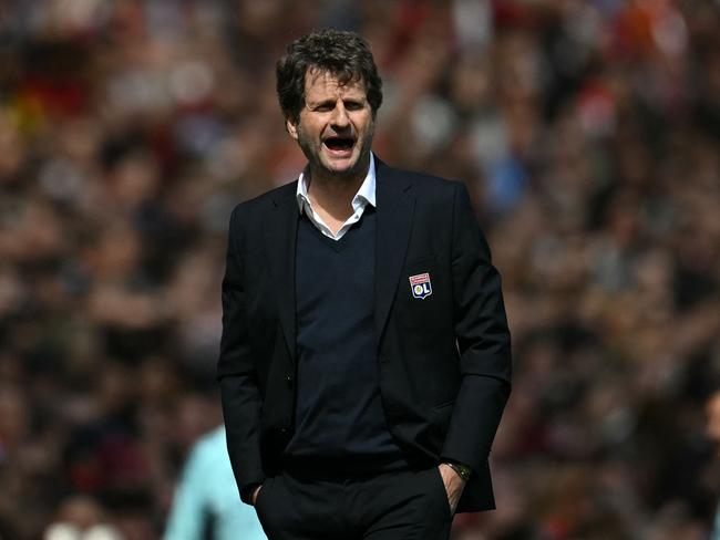Joe Montemurro’s managerial career includes stints at Arsenal and Lyon. Picture: Justin Tallis/AFP